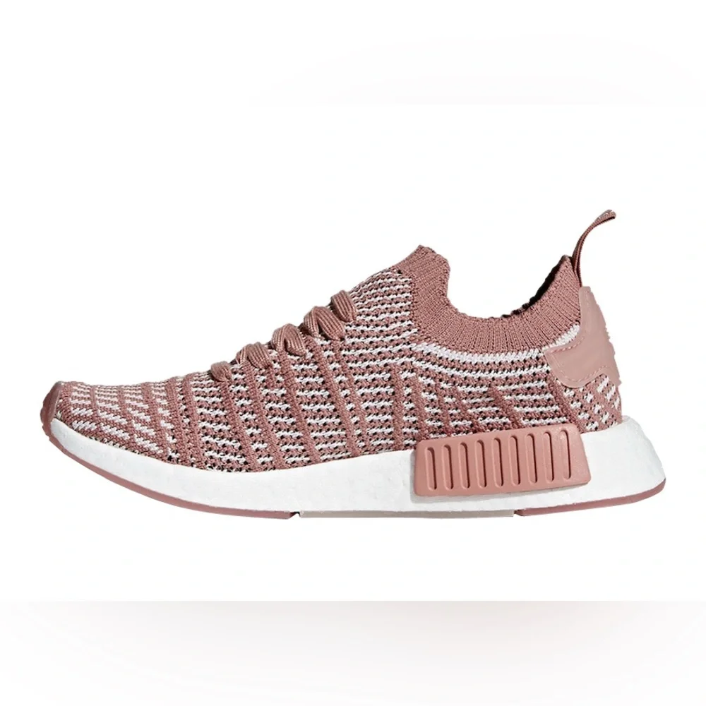 Adidas NMD PR1 Primeknit Sneakers Ash Pink Womens Size 8